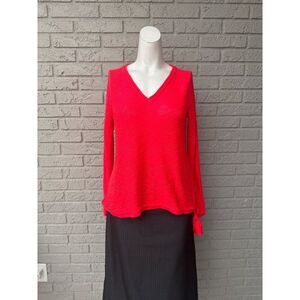 Lilly Pulitzer Jody Women  Spicy Coral Long Sleeve Top Size XS